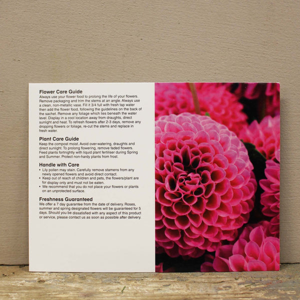 Gift Cards - The British Flower Collection - Pack of 100 cards in 4 designs