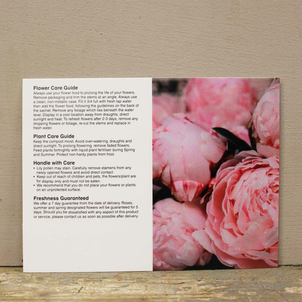 Gift Cards - The British Flower Collection - Pack of 100 cards in 4 designs