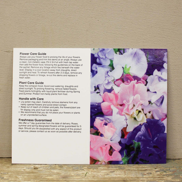 Gift Cards - The British Flower Collection - Pack of 100 cards in 4 designs